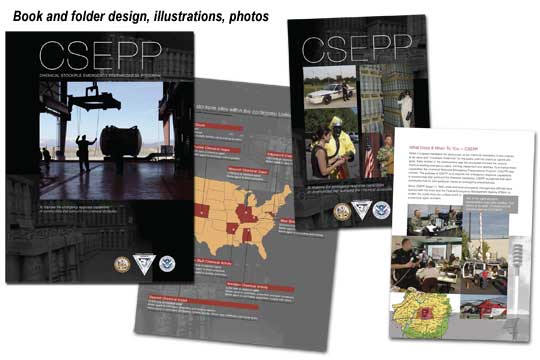 Brochure/folder for US Army/FEMA