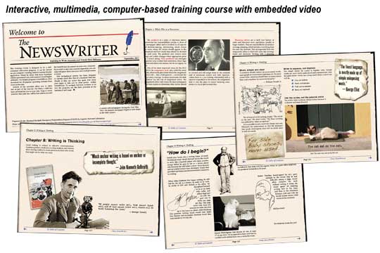 NewsWriter interactive training