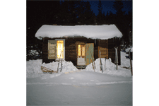 Cabin by Moonlight