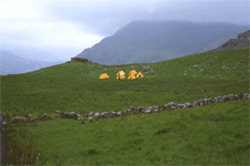 Tents on Mt. Snowden